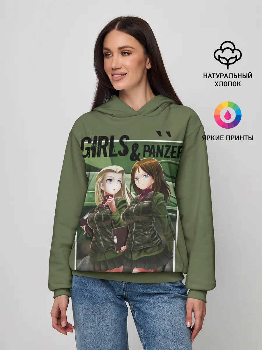 Женское худи / Девушки и танки