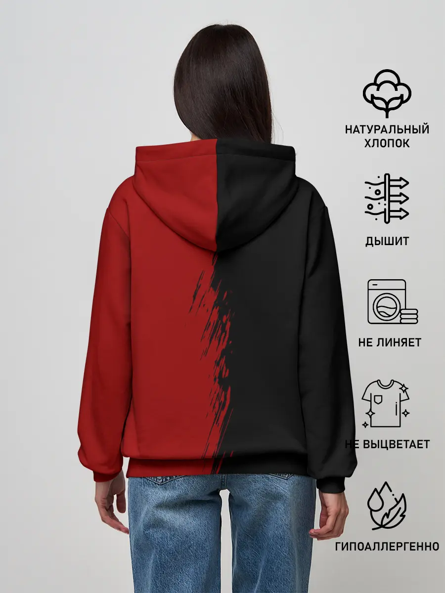 Женское худи / Аста | Юно Чёрный клевер