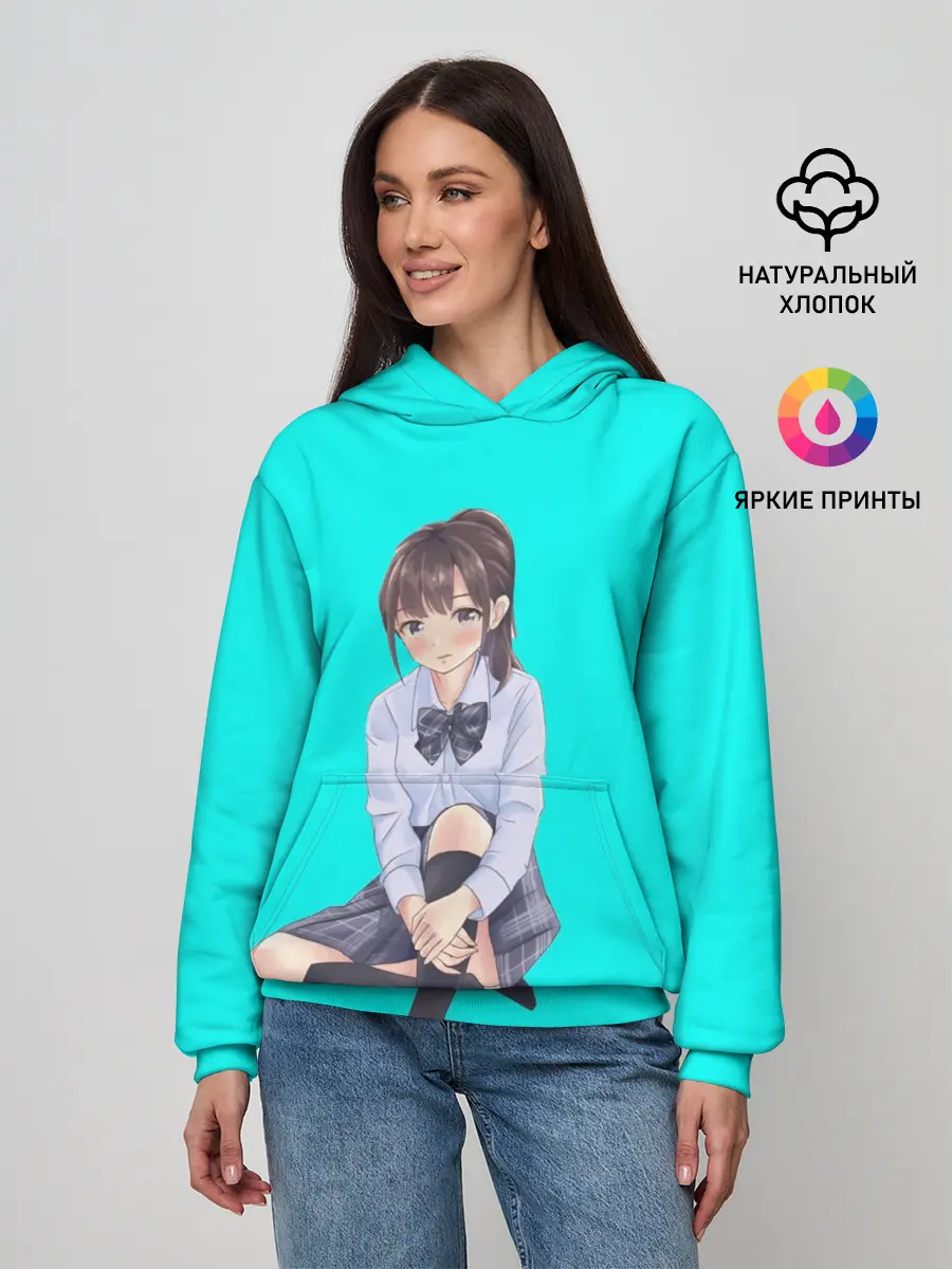 Женское худи / Anime girl
