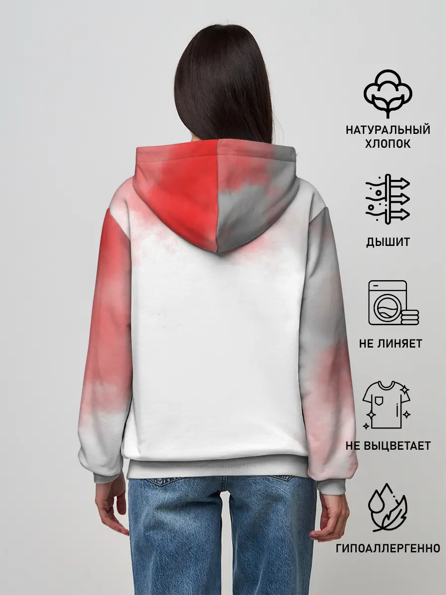 Женское худи / Чёрный клевер Черный Аст а