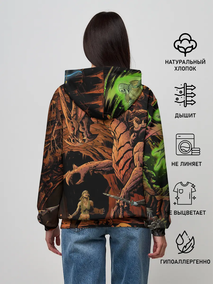 Женское худи / Dungeons and Dragons | Схватка