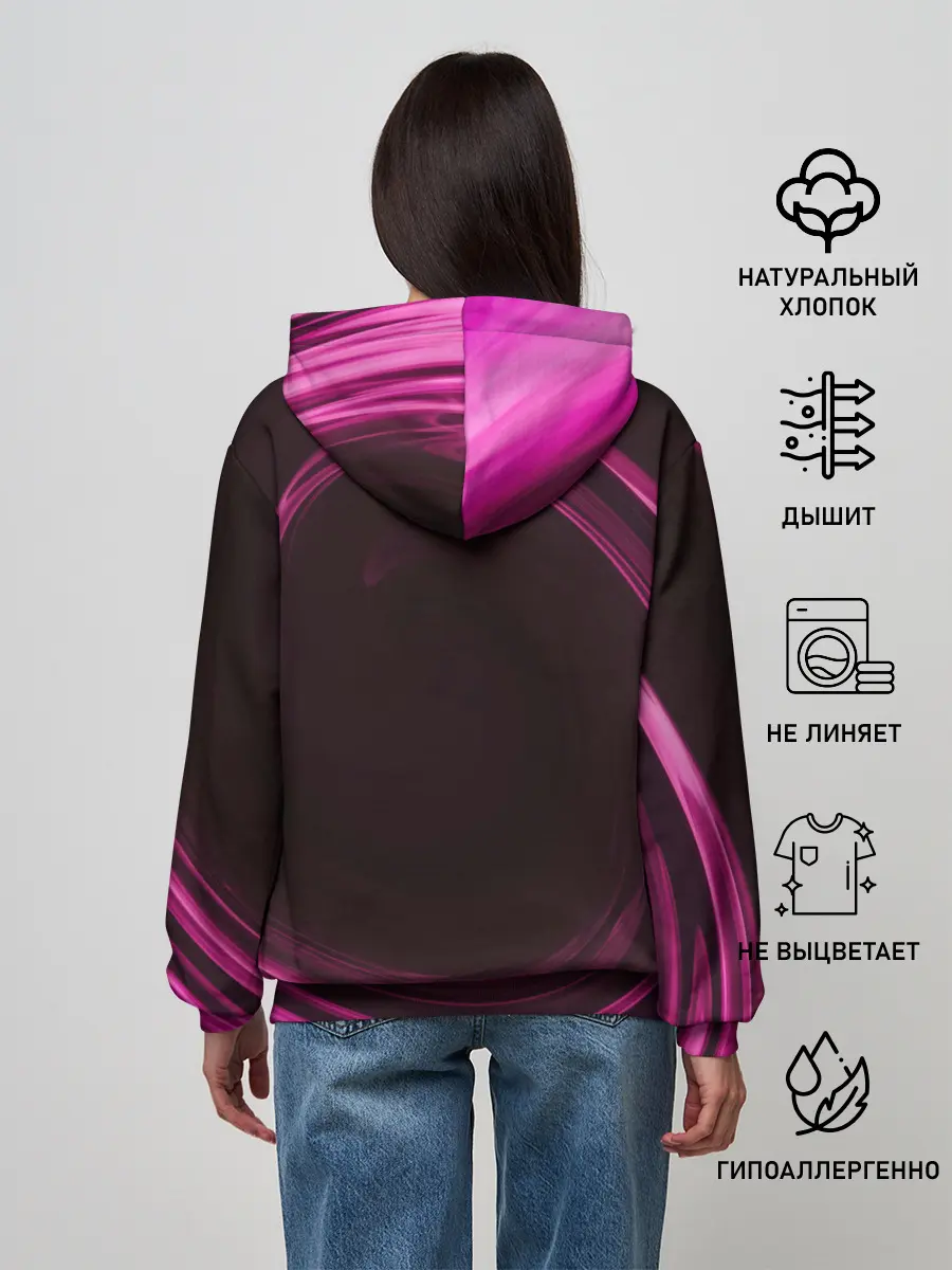 Женское худи / Чёрный клевер Аста с мечом