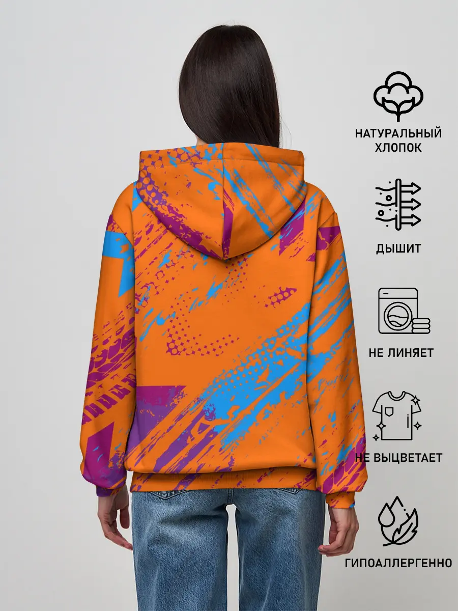 Женское худи / KTM MOTORCYCLES / КТМ МОТОЦИКЛЫ