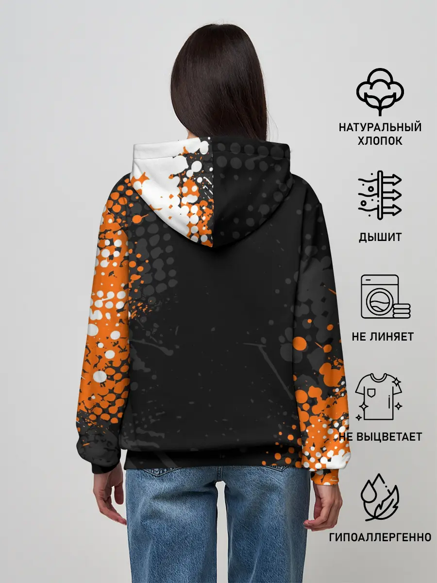 Женское худи / KTM MOTORCYCLES / КТМ МОТОЦИКЛЫ