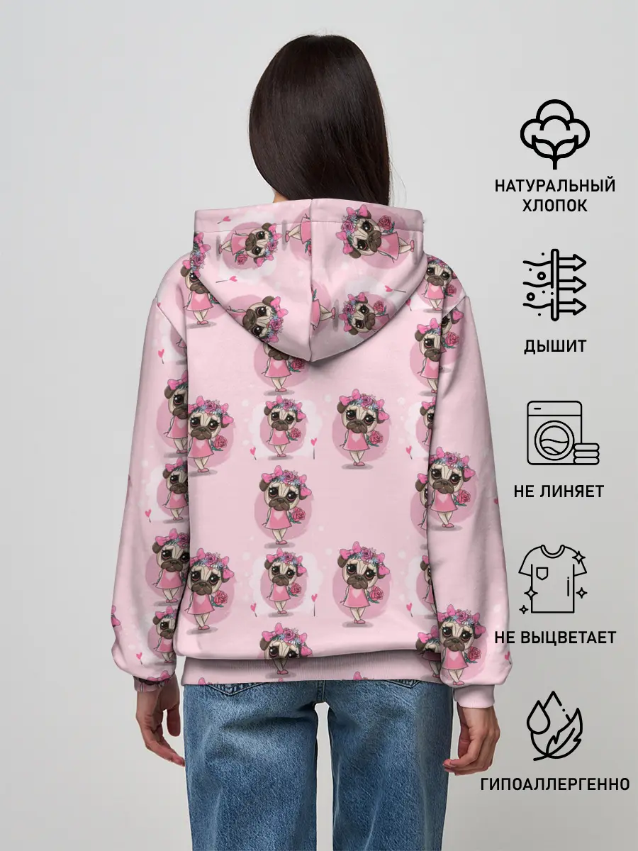 Женское худи / Милая собачка