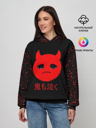 Женское худи / плачущий демон