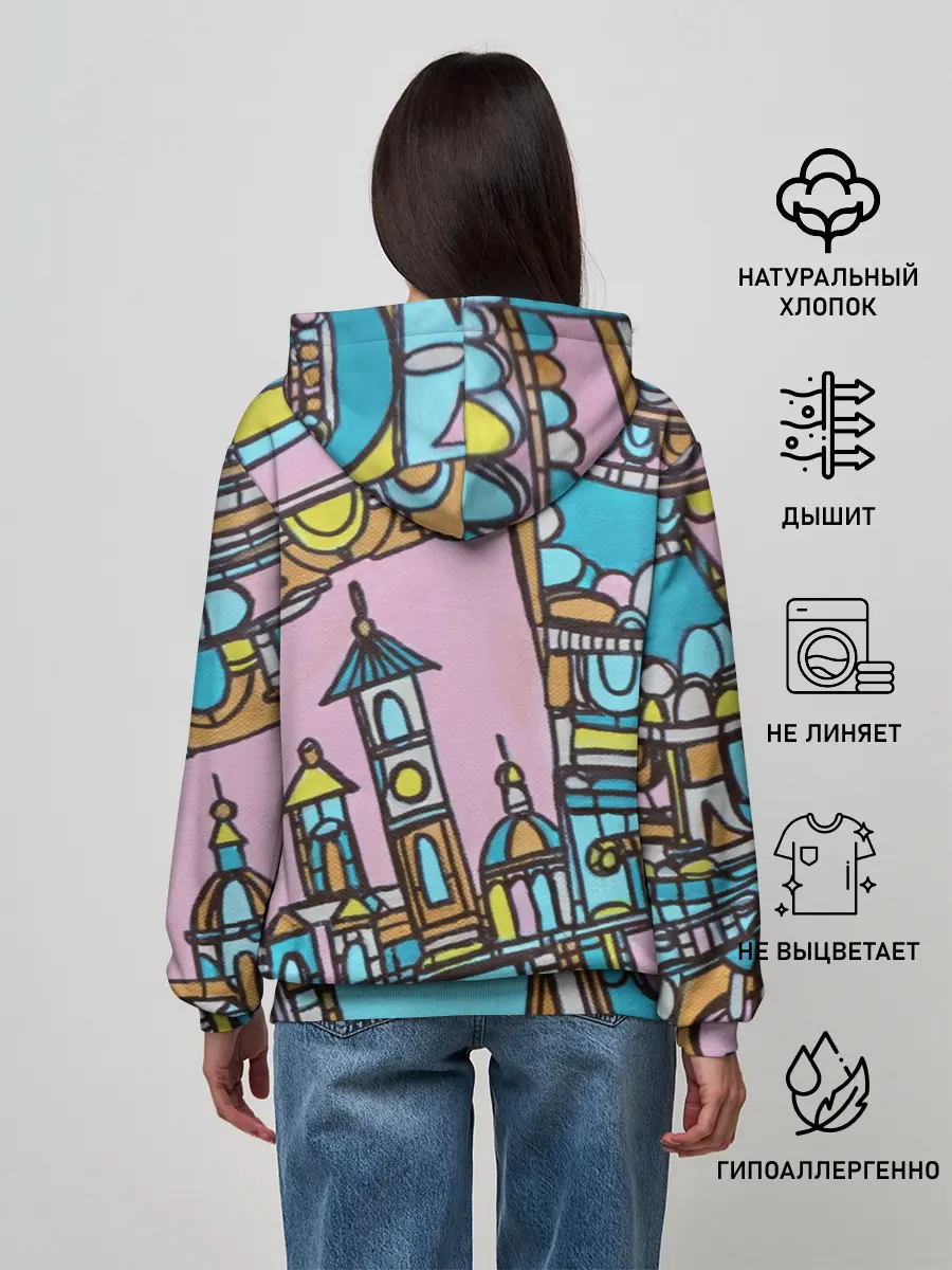 Женское худи / Римские каникулы