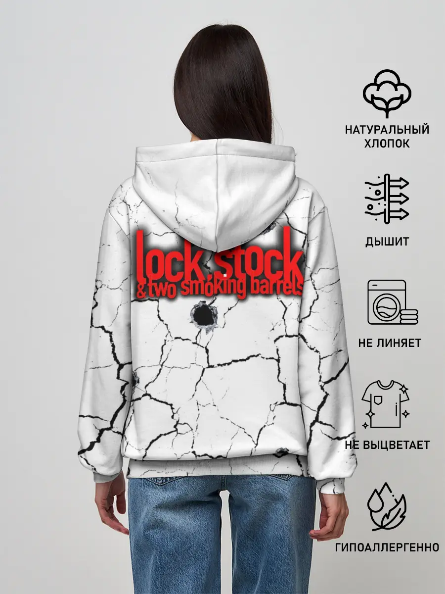 Женское худи / Lock, money, two barrels $$$