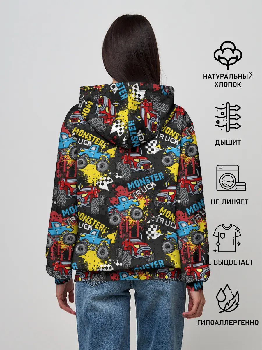 Женское худи / MONSTER TRUCK