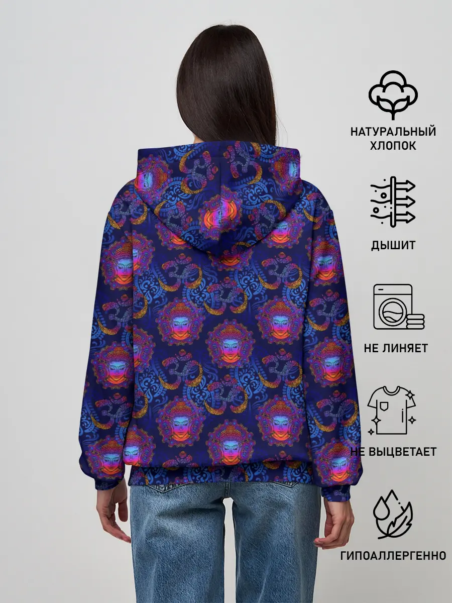 Женское худи / Будда