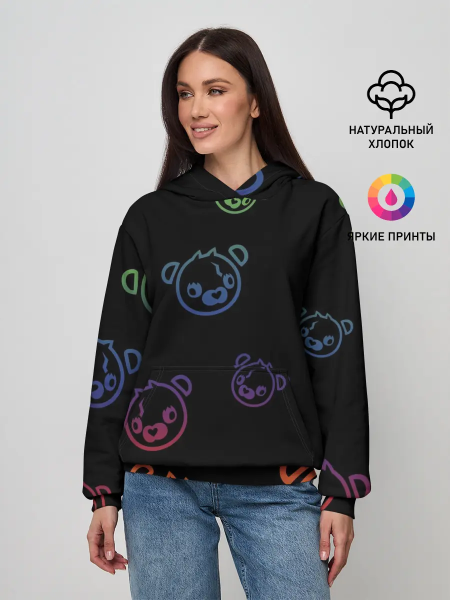 Женское худи / Colorful Bear