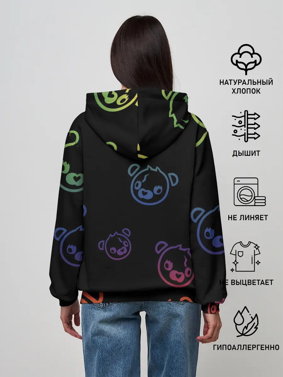 Женское худи / Colorful Bear