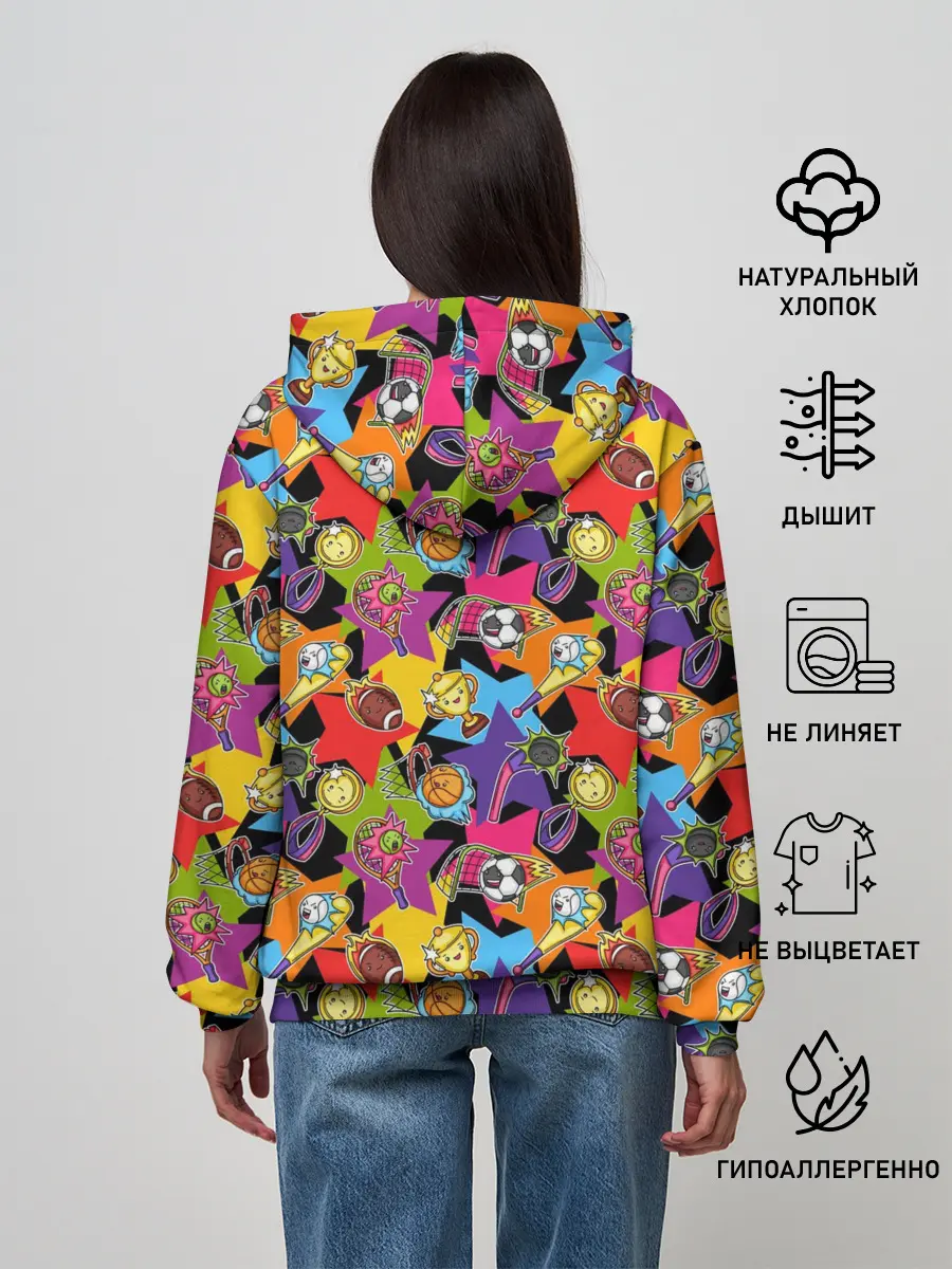 Женское худи / Звезда Спорта