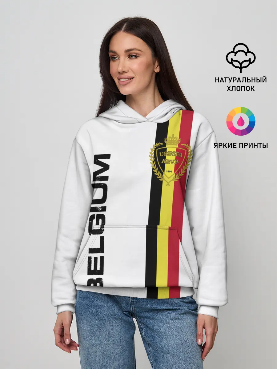 Женское худи / СБОРНАЯ БЕЛЬГИИ