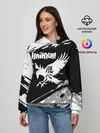 Женское худи / Haikyuu!! Ворон иероглиф