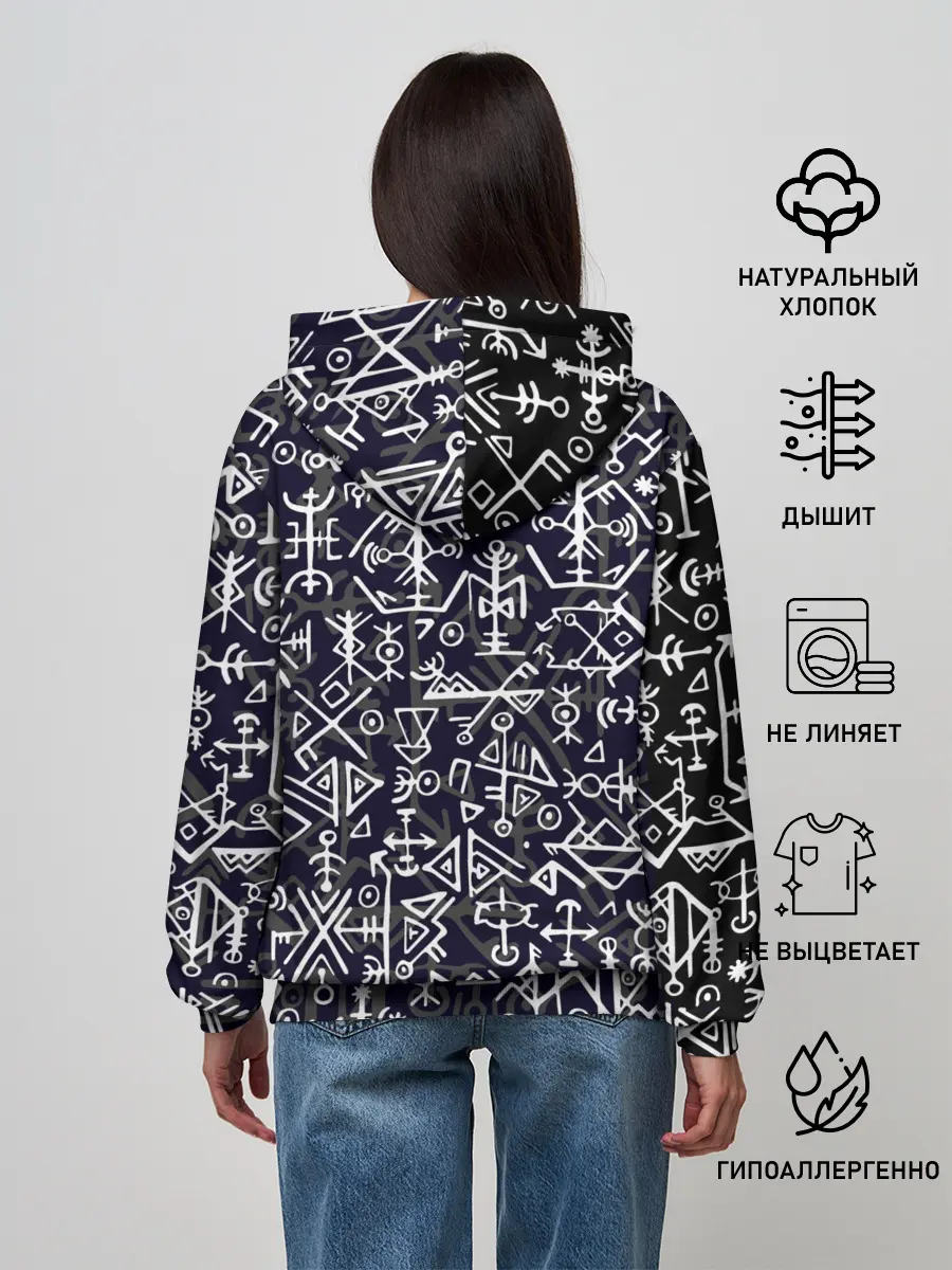 Женское худи / Руны