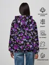 Женское худи / Геометрический фиолетовый