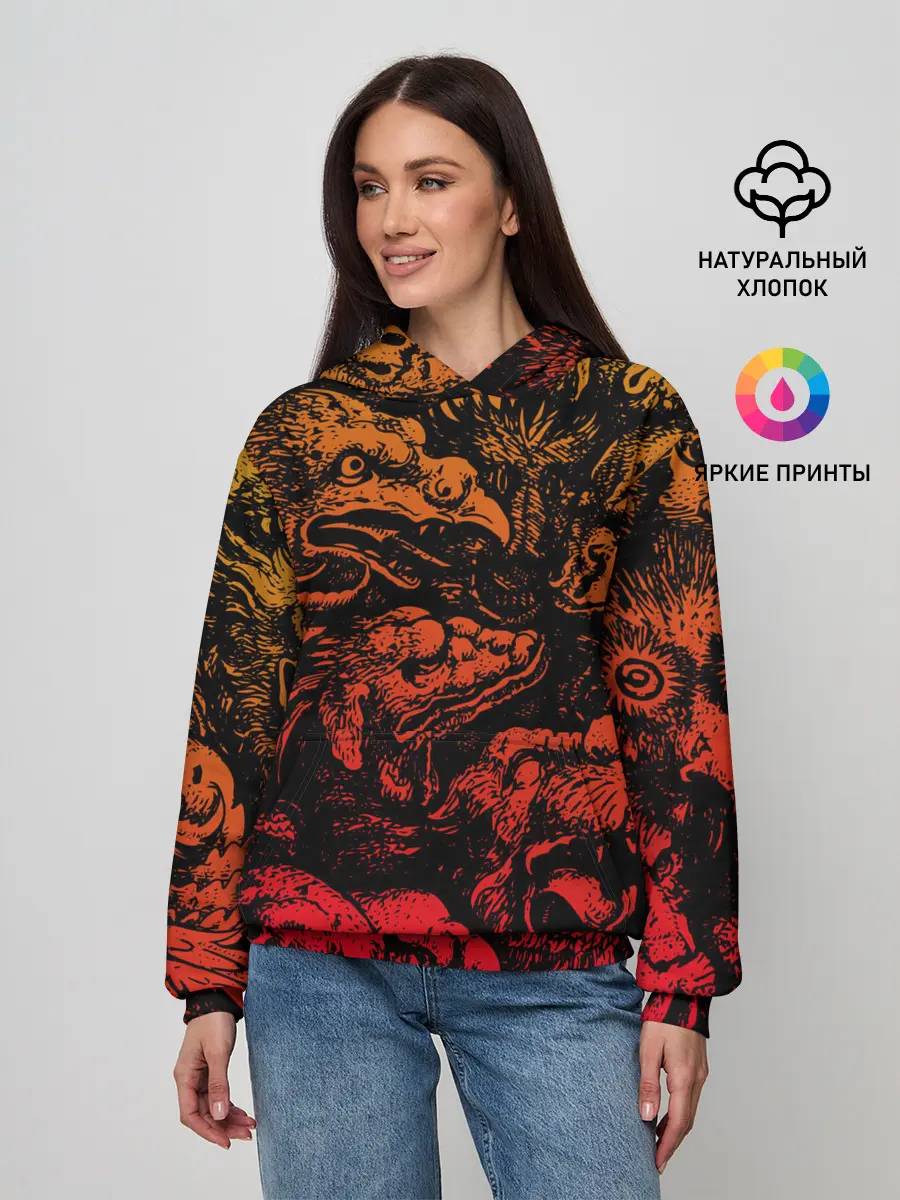 Женское худи / Grotesque animals