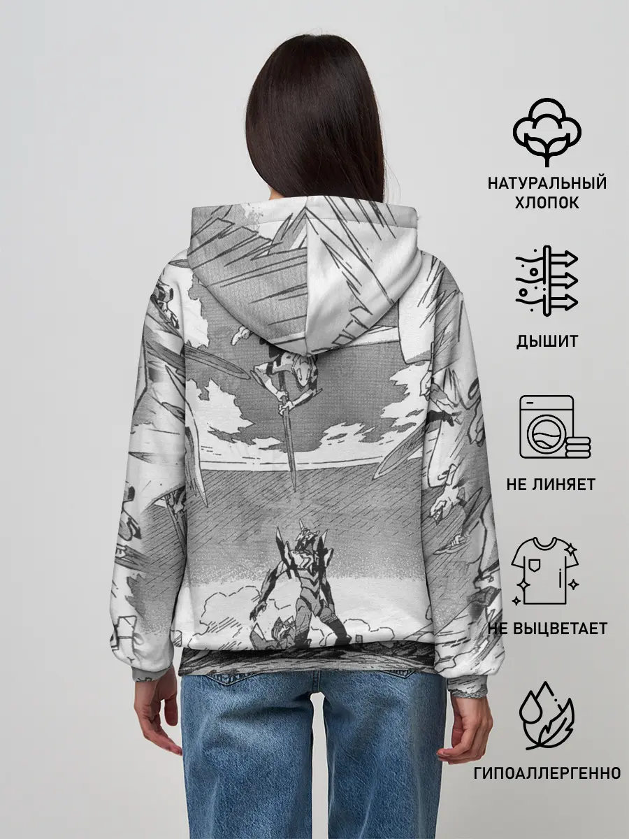 Женское худи / Eves battle with the angel