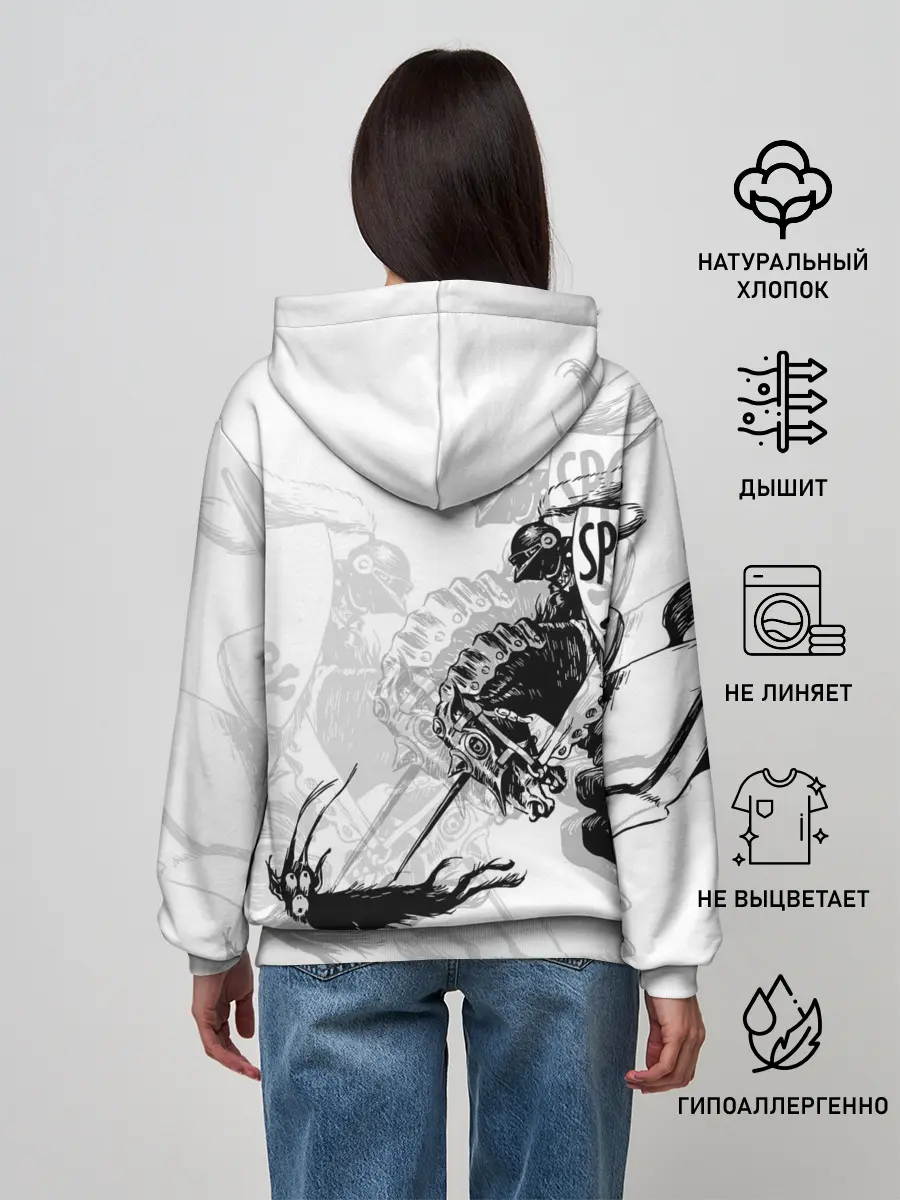 Женское худи / Всадник и чёрт