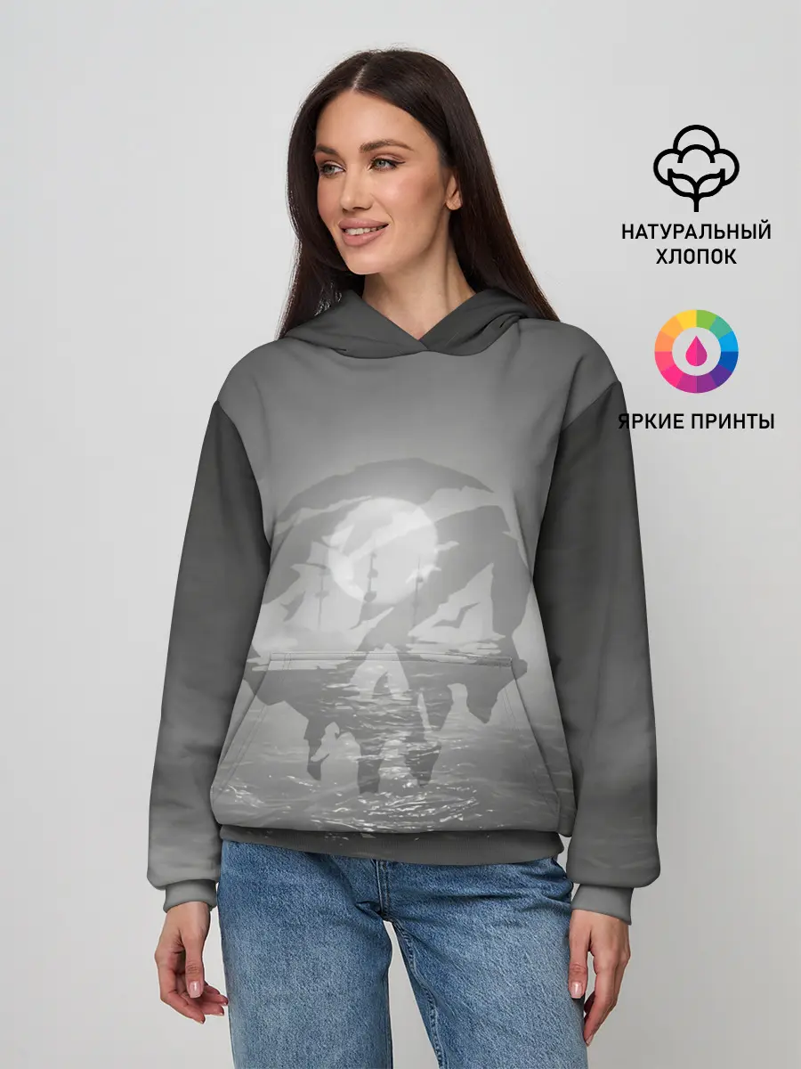 Женское худи / Пираты в море