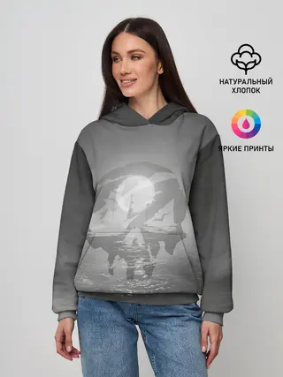 Женское худи / Пираты в море