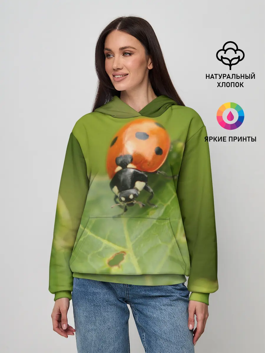 Женское худи / Божья коровка