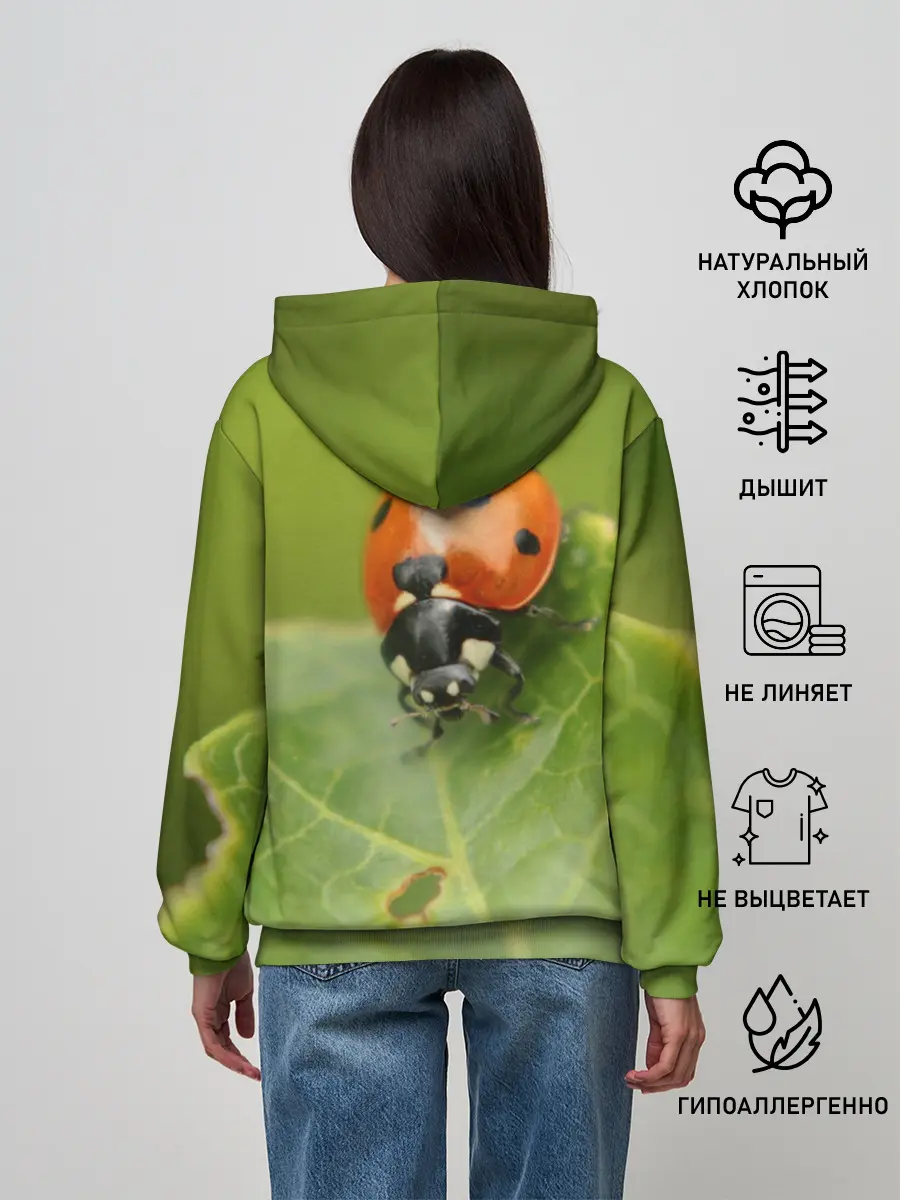 Женское худи / Божья коровка