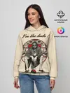 Женское худи / I am the dude!