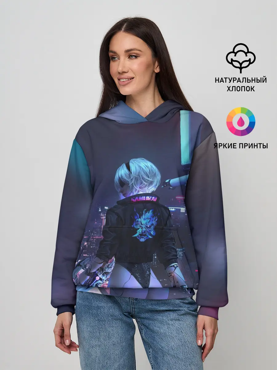 Женское худи / Nier X Cyberpunk