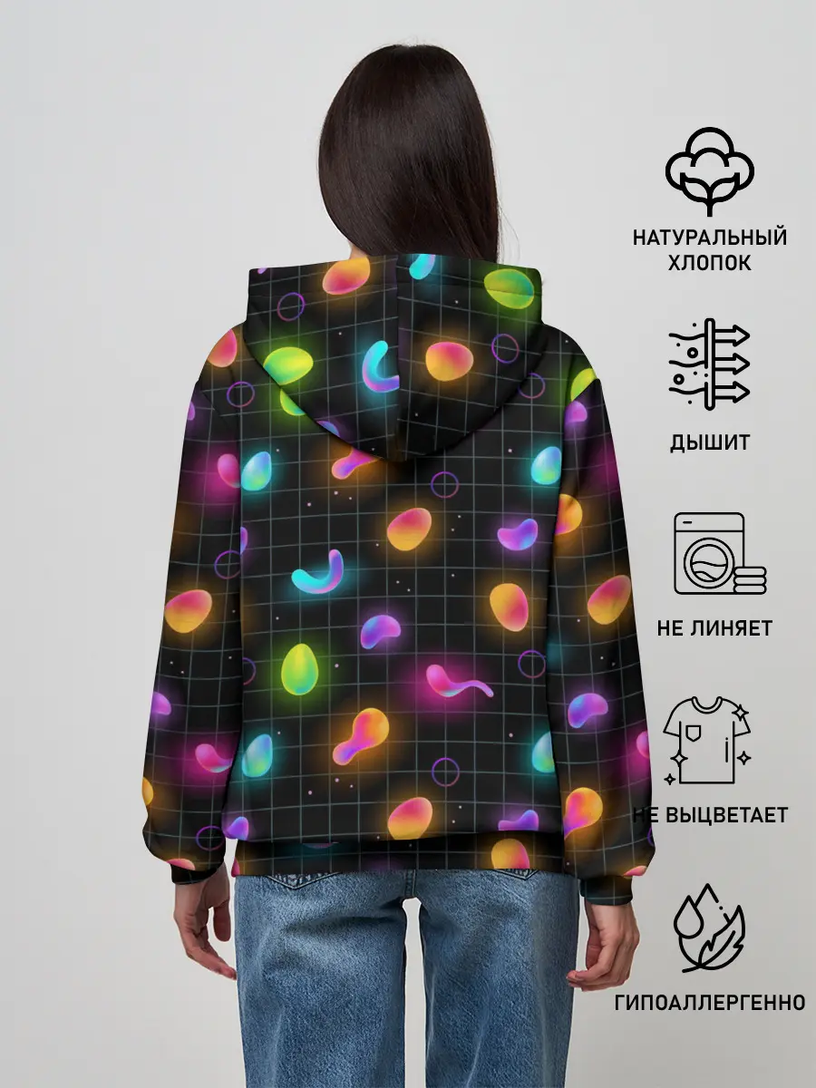 Женское худи / Ночные фонарики-светлячки