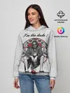 Женское худи / I am the dude!