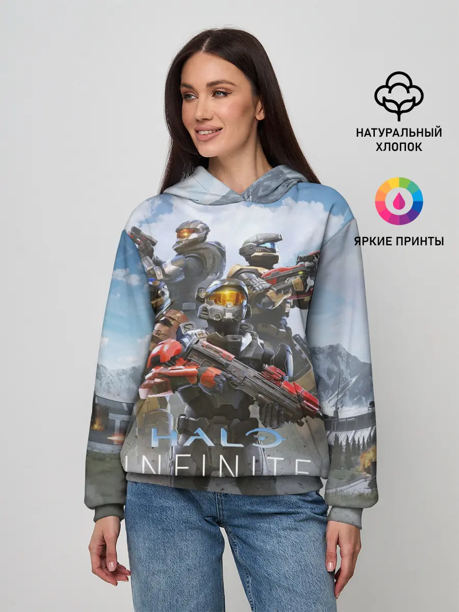 Женское худи / Halo infinite Мультиплеер
