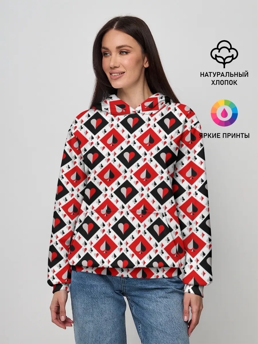 Женское худи / Карточный Катала