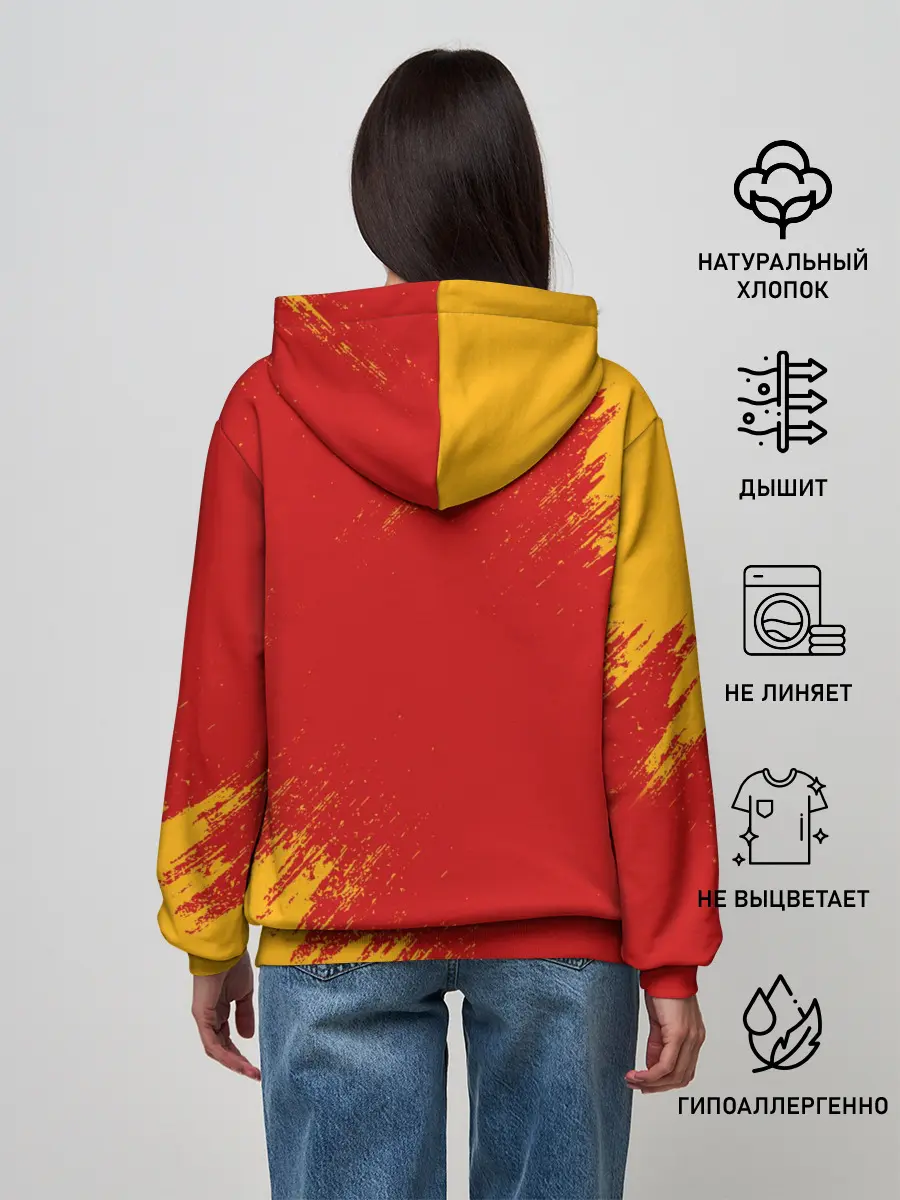 Женское худи / БЕРСЕРК маска и лого