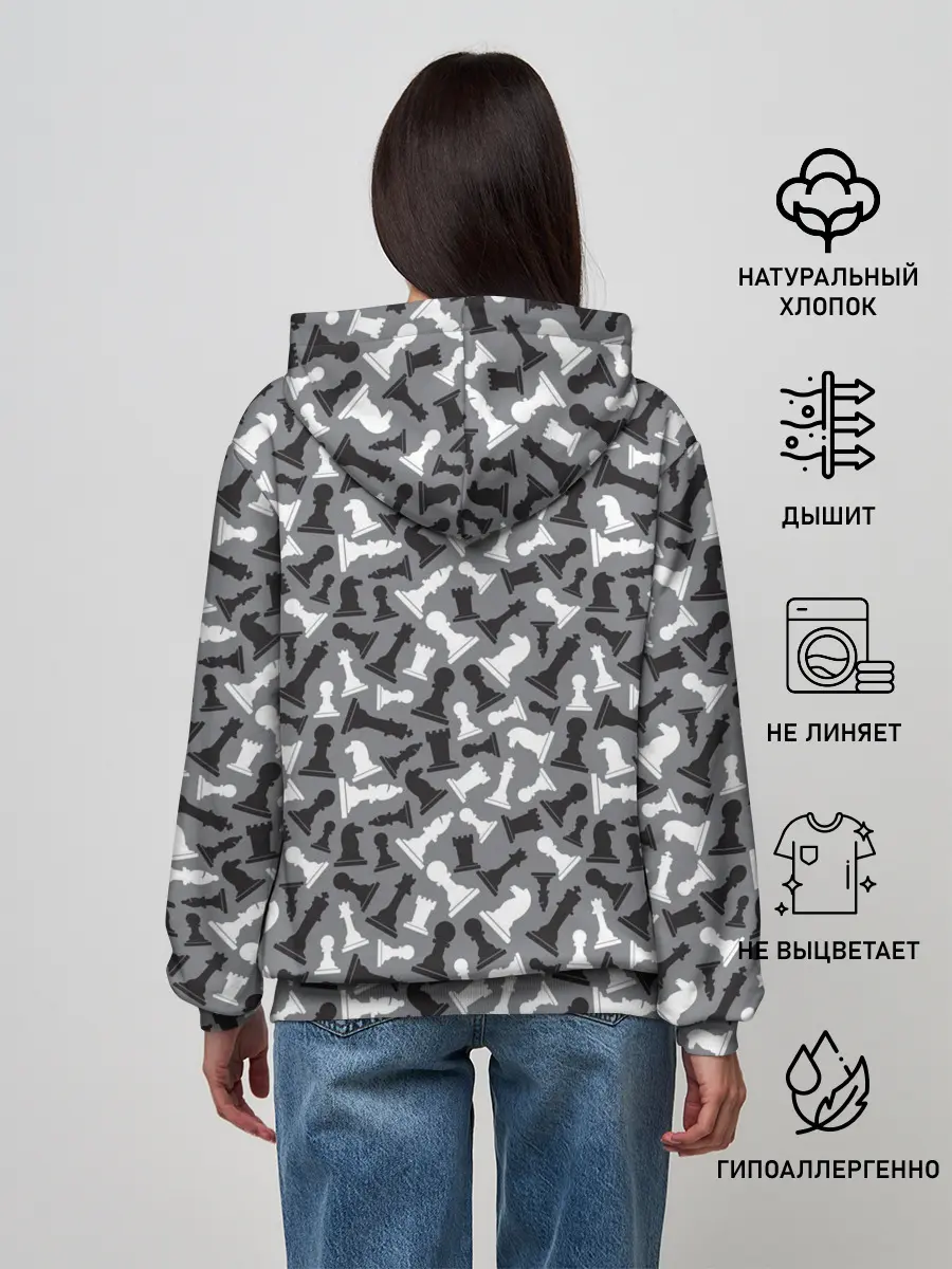 Женское худи / Шахматист