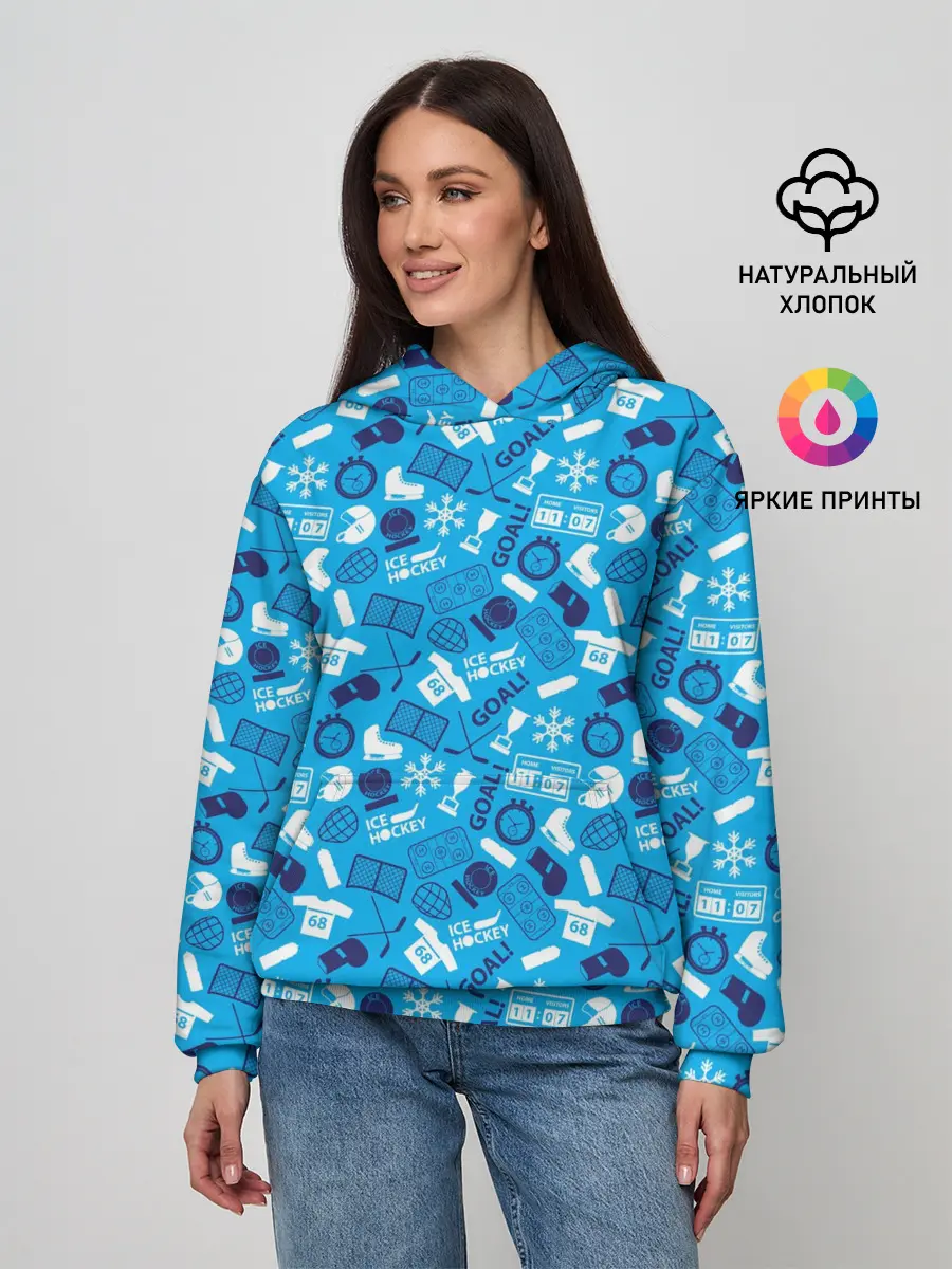 Женское худи / Хоккей