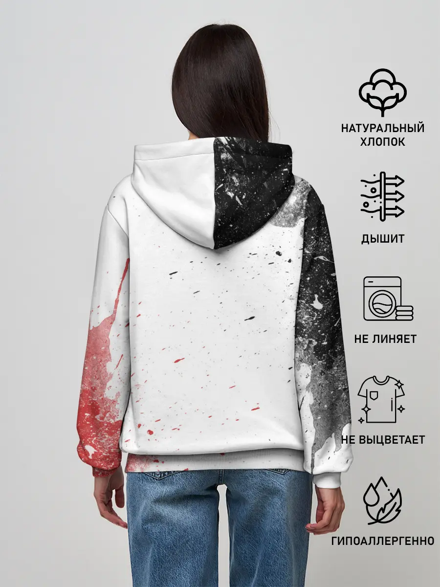 Женское худи / Ryu vs Akuma