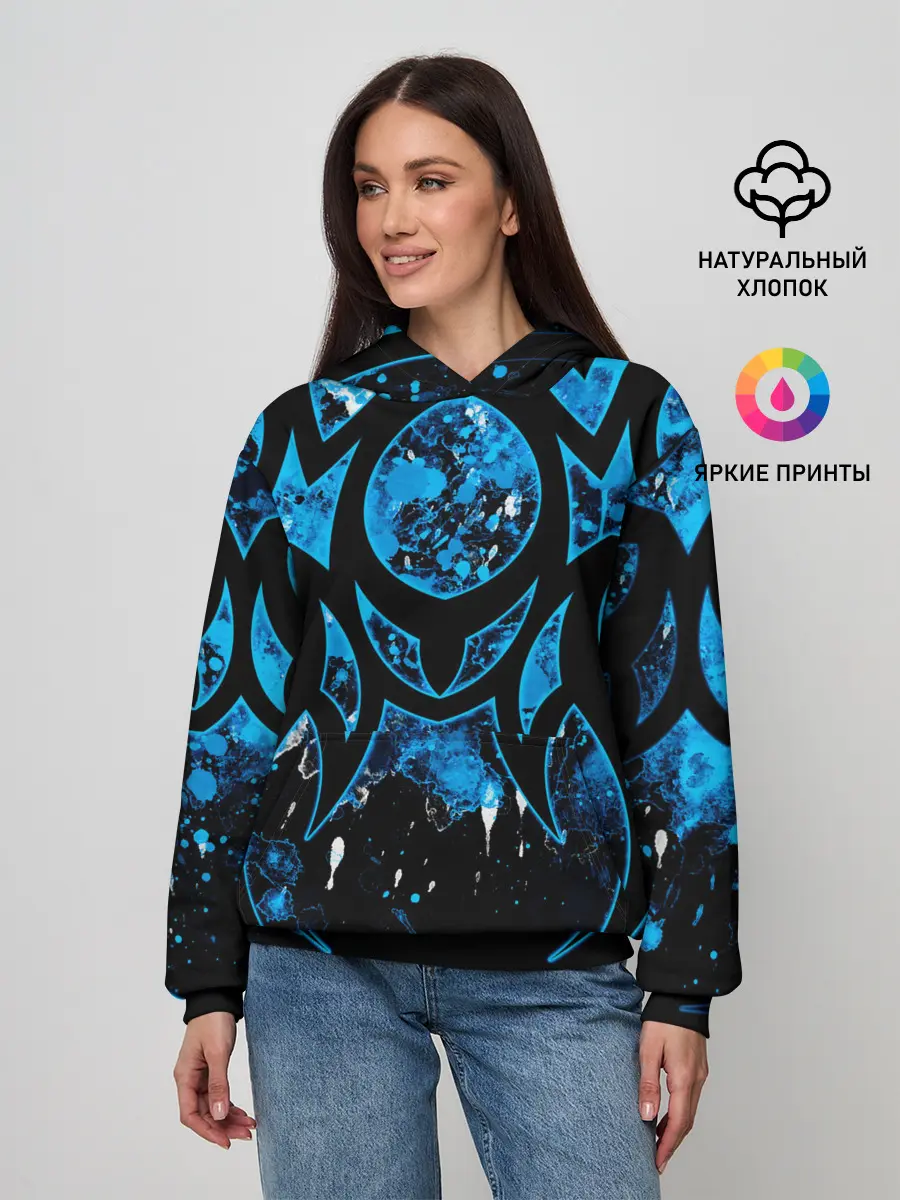 Женское худи / Абстракция