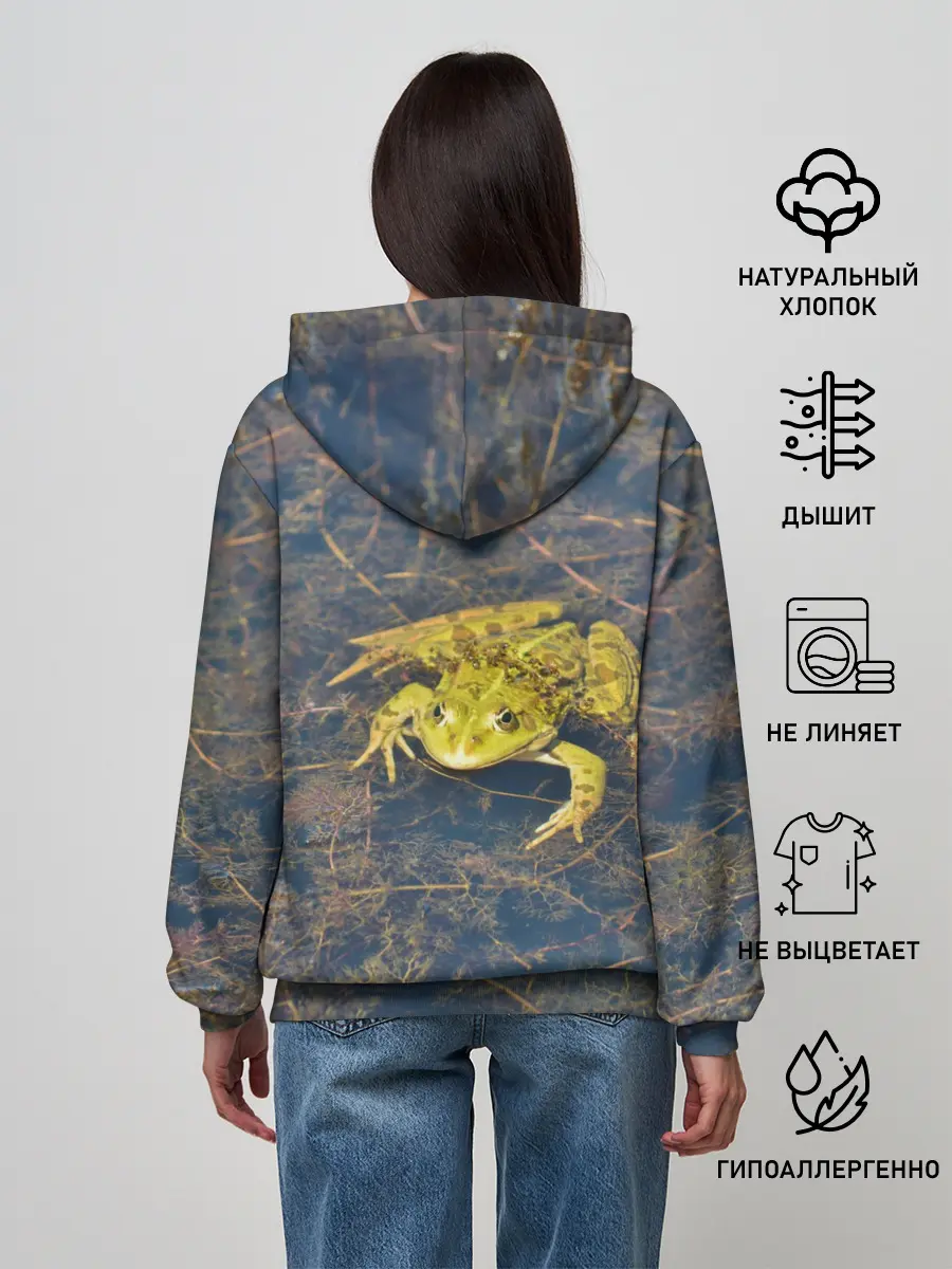 Женское худи / Лягушка