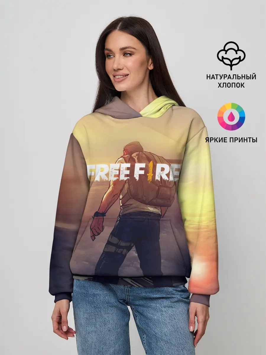 Женское худи / FREEFIRE | БЕЙСЕР