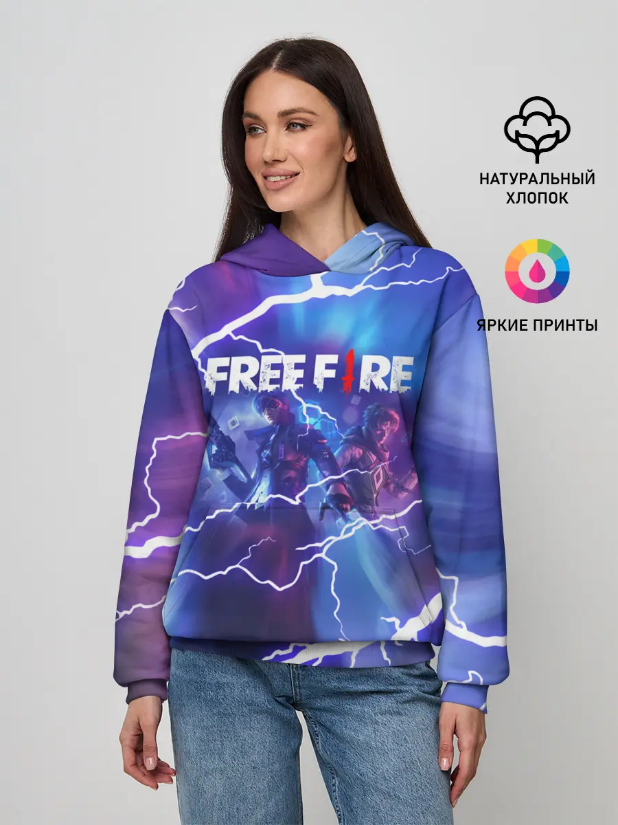 Женское худи / FREEFIRE | КОРОЛЕВСКАЯ БИТВА