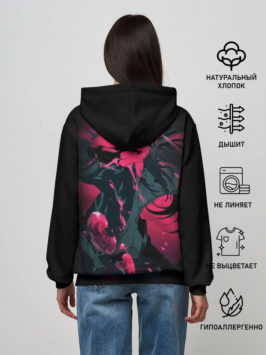 Женское худи / ХЯККИМАРУ В ЯРОСТИ | ДОРОРО