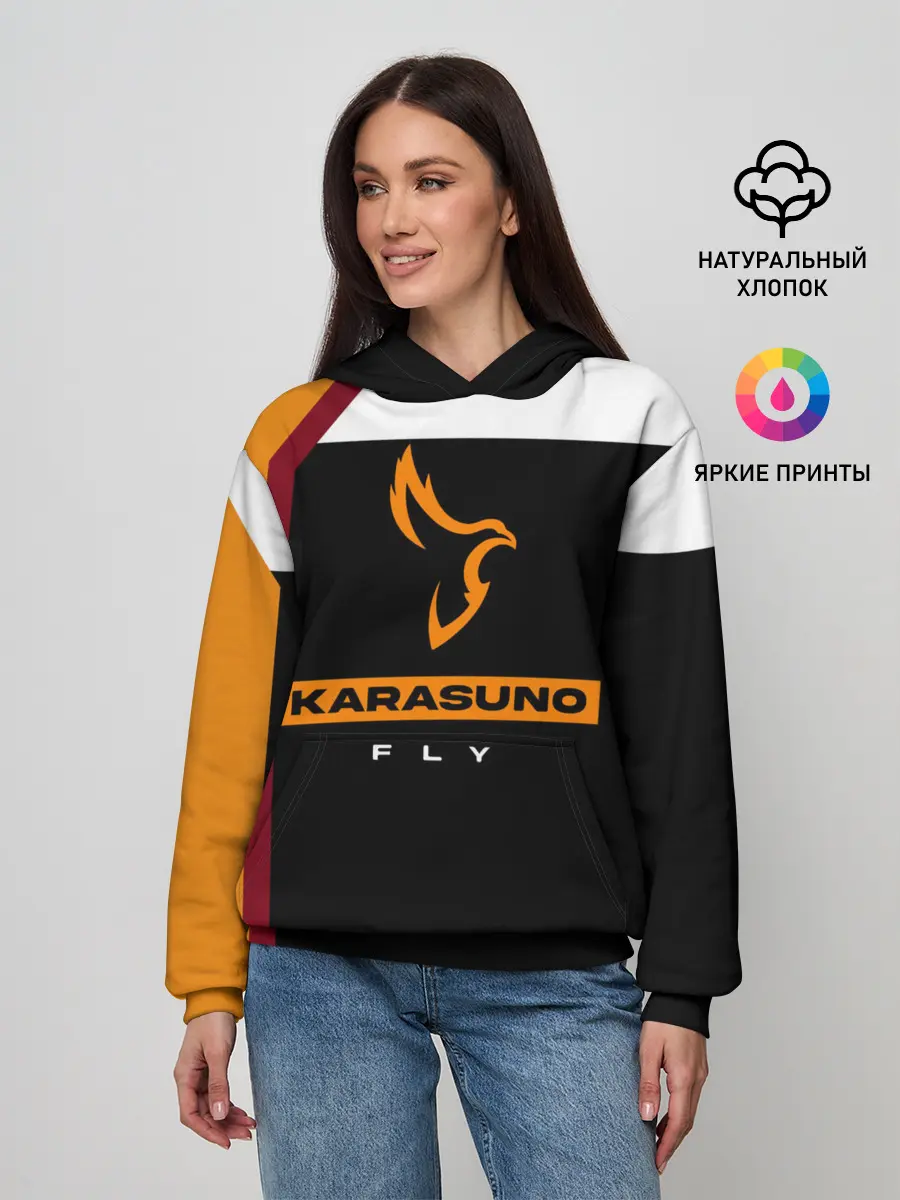 Женское худи / Старшая школа Карасуно Haikyu!!