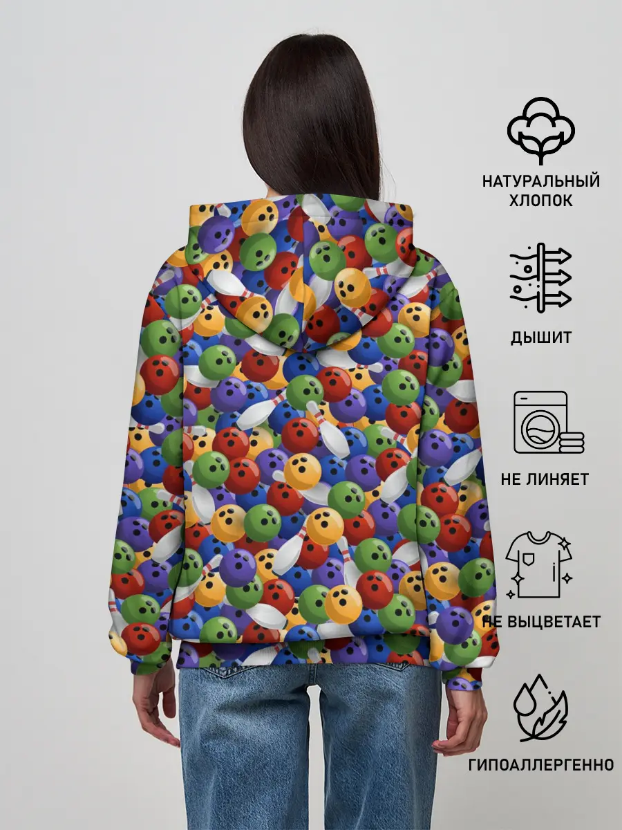 Женское худи / Боулинг