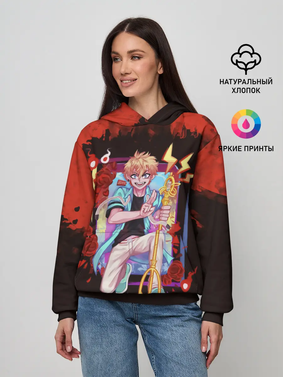 Женское худи / Ко Минамото | Туалетный мальчик Ханако-кун