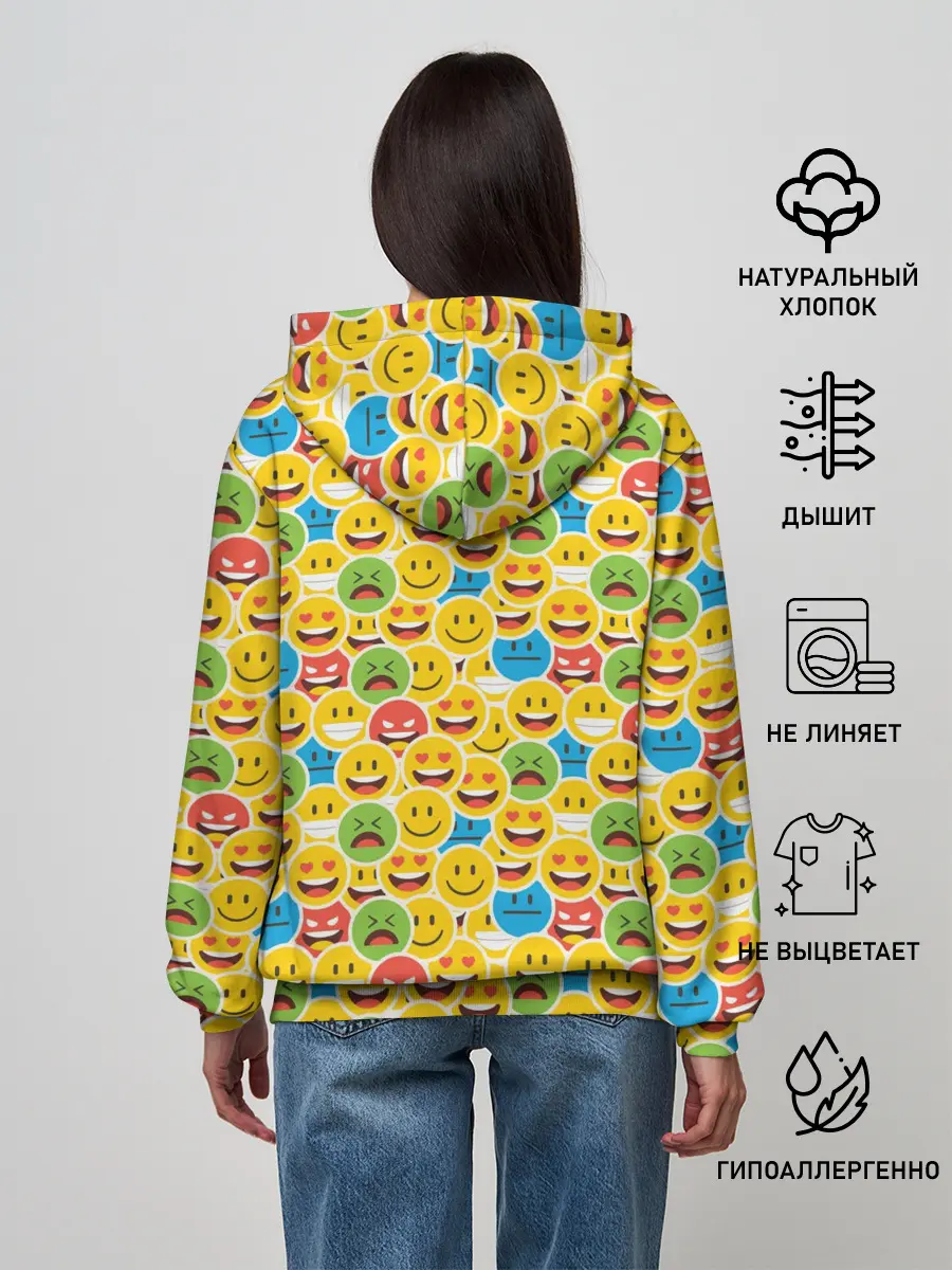 Женское худи / Смайлики