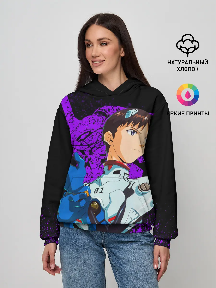 Женское худи / ЕВАНГЕЛИОН