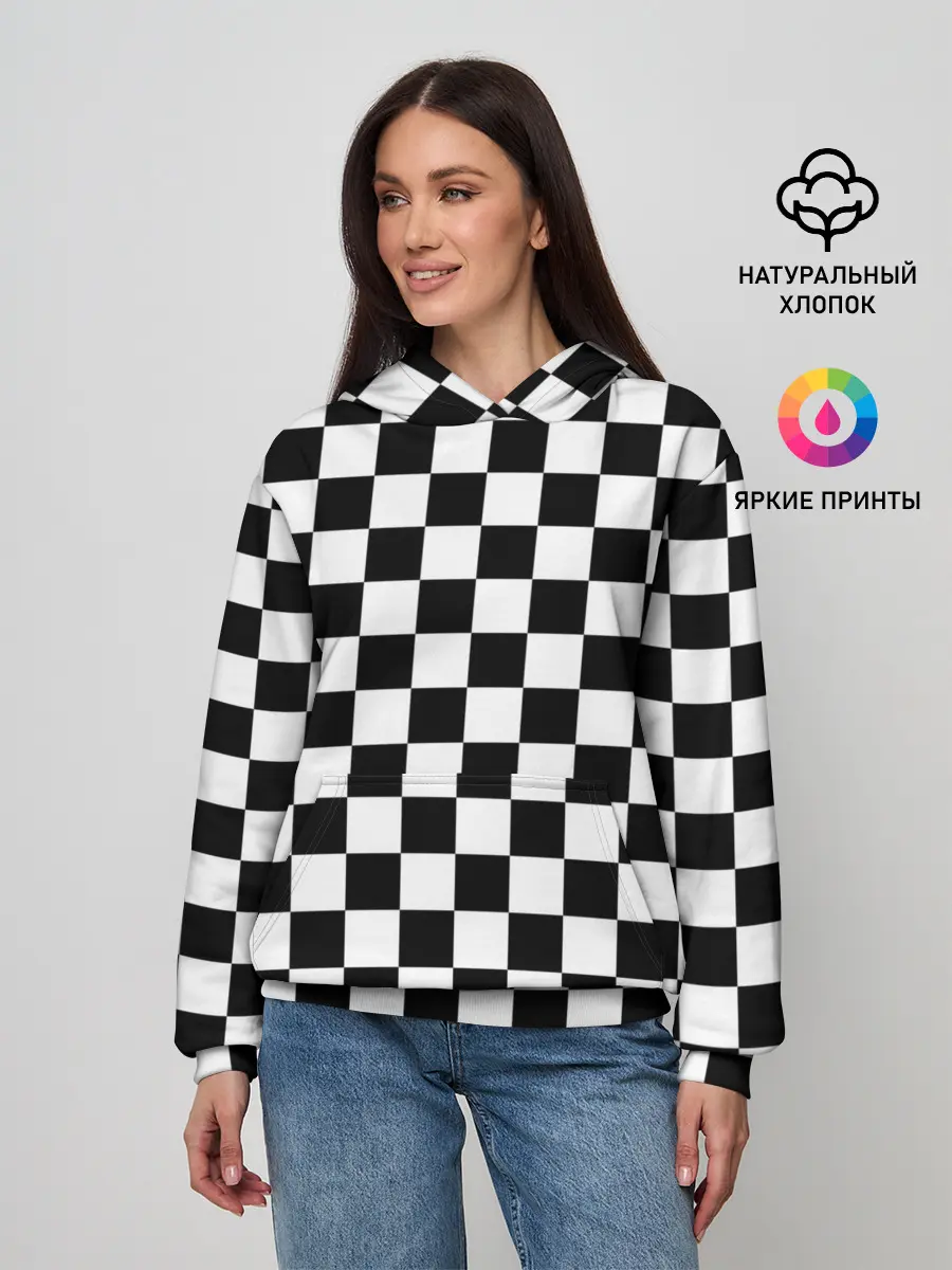 Женское худи / Шахматист