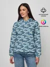 Женское худи / Волны